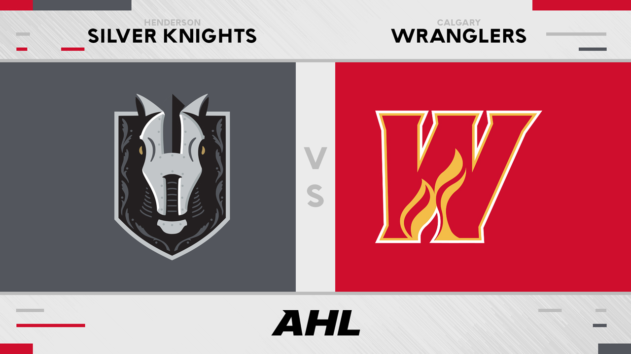 Henderson Silver Knights vs Calgary Wranglers poster Henderson Silver Knights vs Calgary Wranglers poster