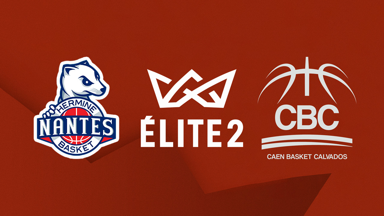 Hermine Nantes Basket vs Caen Basket Calvados poster Hermine Nantes Basket vs Caen Basket Calvados poster