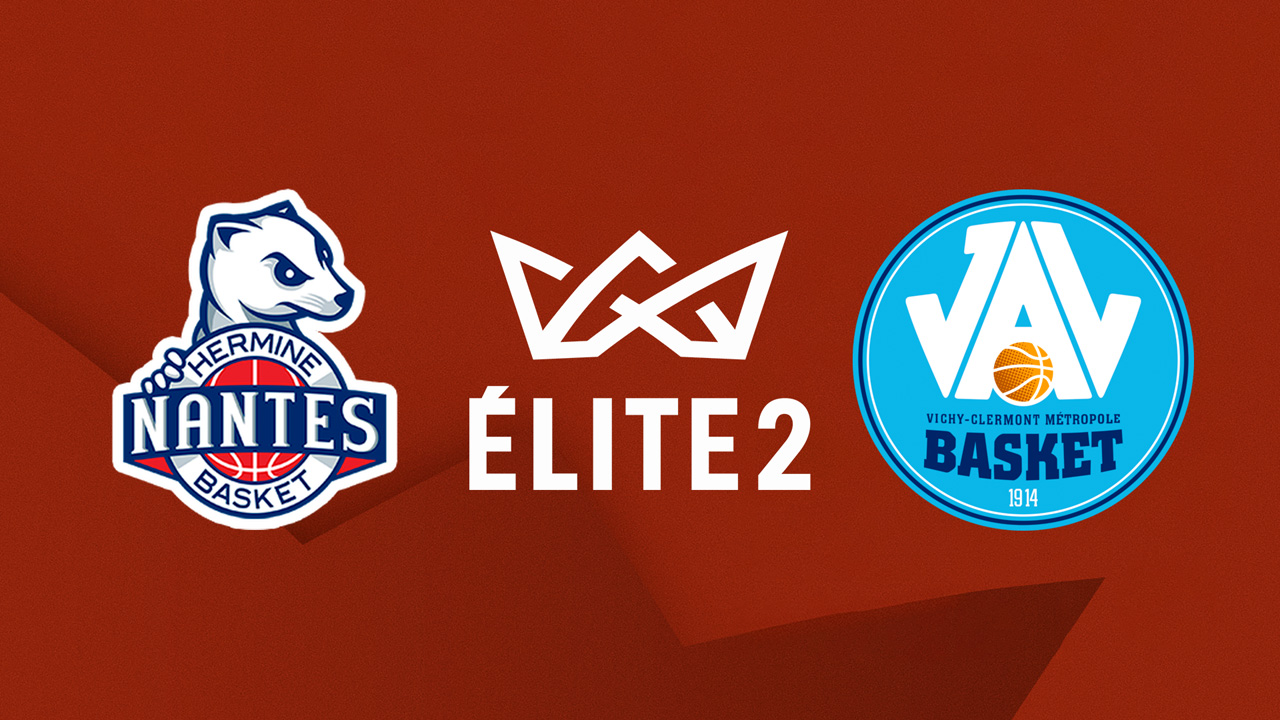 Hermine Nantes Basket vs JA Vichy poster Hermine Nantes Basket vs JA Vichy poster
