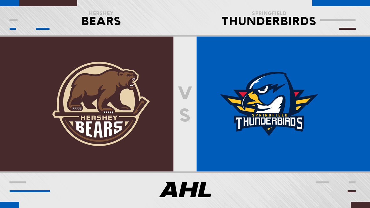 Hershey Bears vs Springfield Thunderbirds poster