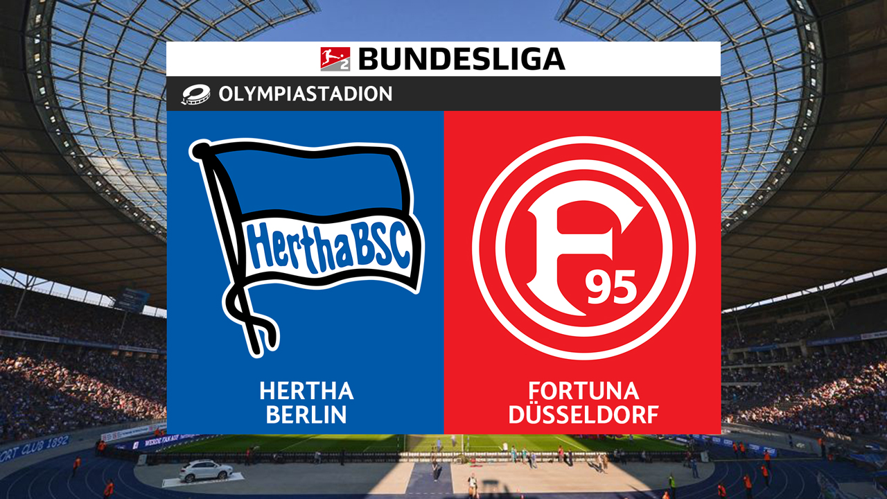 Hertha vs Fortuna Düsseldorf poster