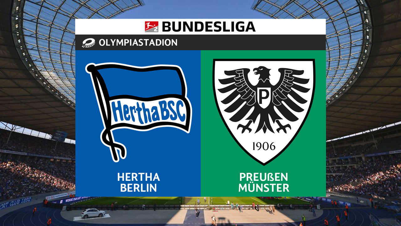 Hertha vs Preußen Münster poster