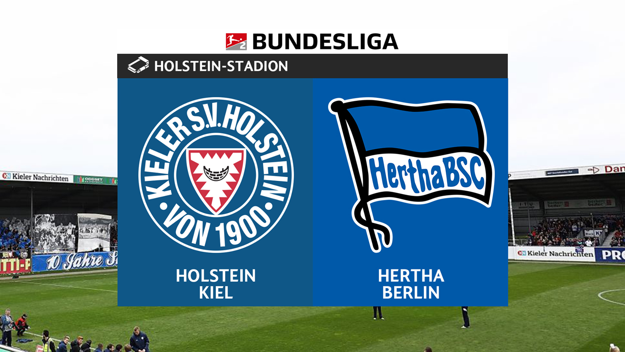 Holstein Kiel vs Hertha poster