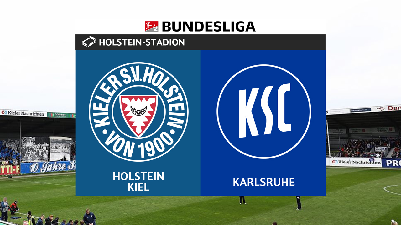 Holstein Kiel vs Karlsruhe poster