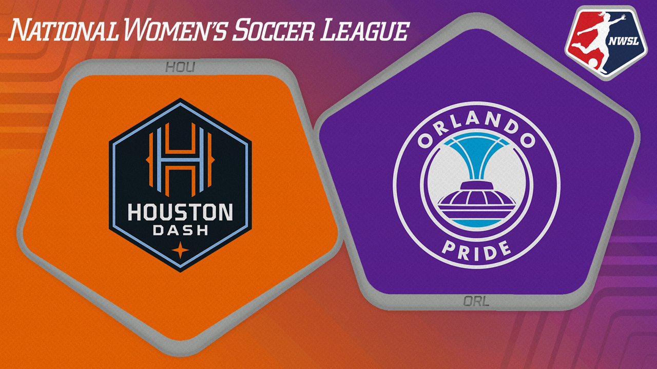 Houston Dash vs Orlando Pride poster Houston Dash vs Orlando Pride poster