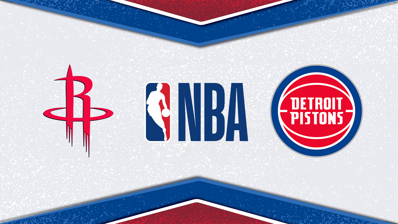 Houston Rockets vs Detroit Pistons poster Houston Rockets vs Detroit Pistons poster