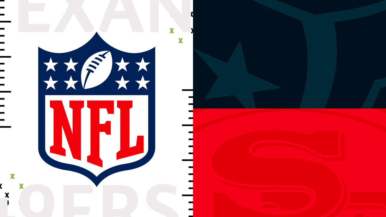 Houston Texans vs San Francisco 49ers poster