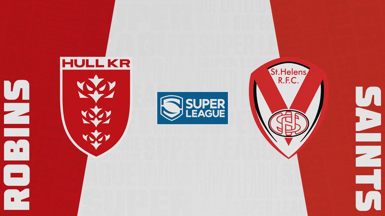 Hull Kingston Rovers vs St Helens poster Hull Kingston Rovers vs St Helens poster