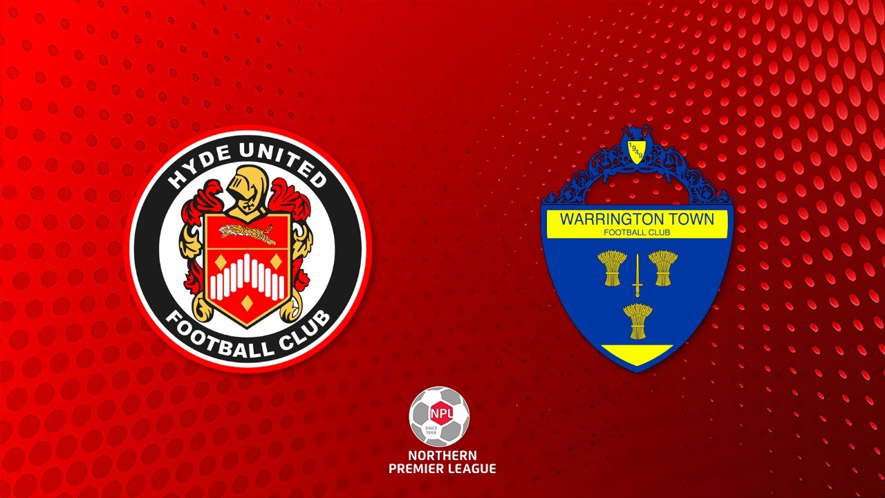 Hyde United vs Warrington Town poster