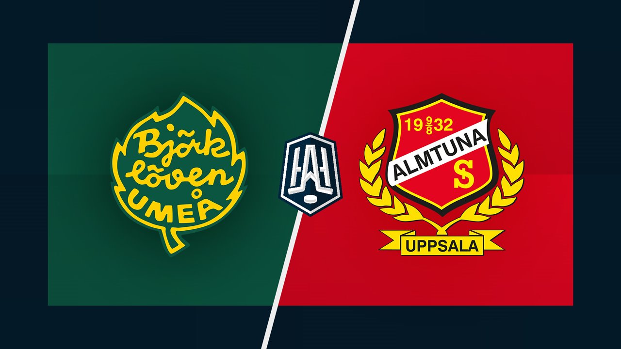 IF Björklöven vs Almtuna IS poster