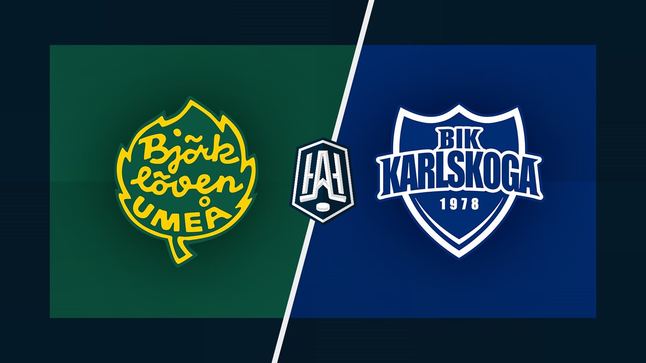 IF Björklöven vs BIK Karlskoga poster IF Björklöven vs BIK Karlskoga poster