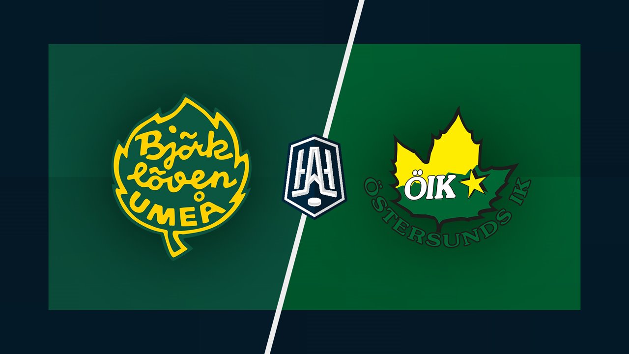 IF Björklöven vs Östersunds IK poster