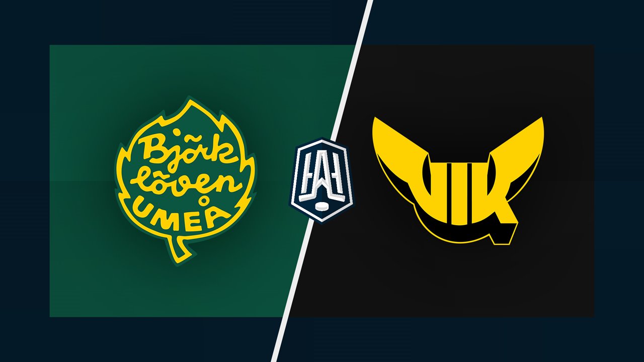 IF Björklöven vs VIK Västerås HK poster