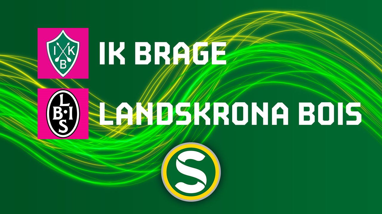 IK Brage vs Landskrona poster