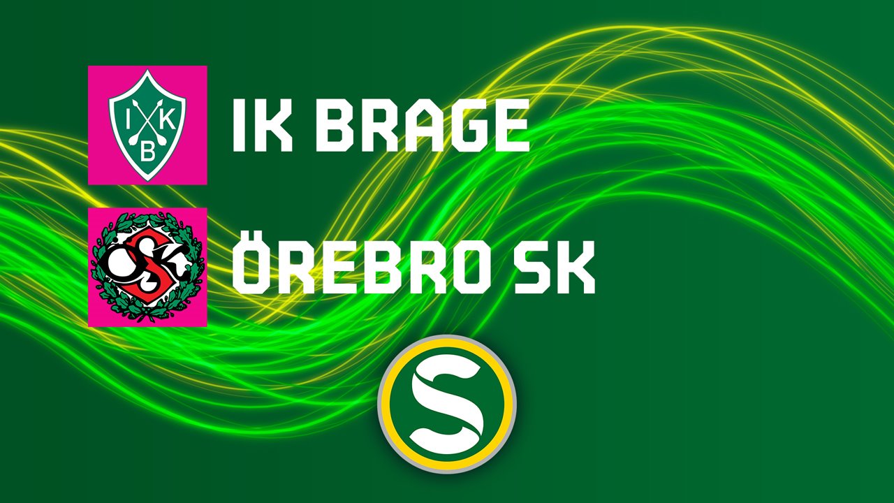 IK Brage vs Oerebro poster