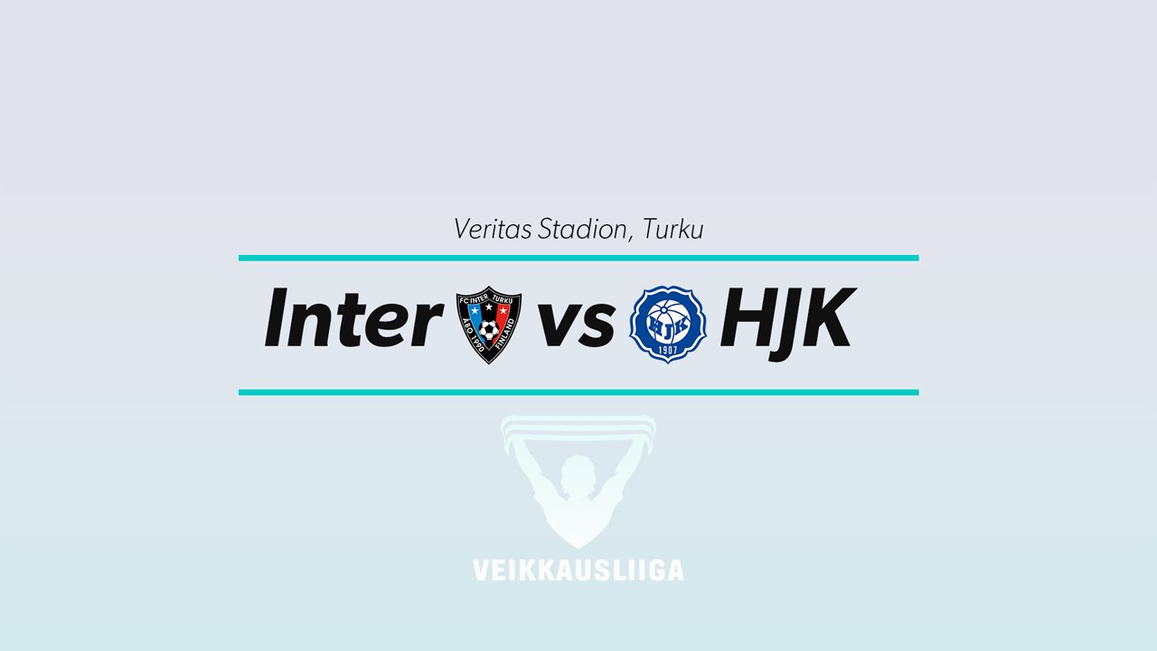 Inter Turku vs HJK Helsinki poster