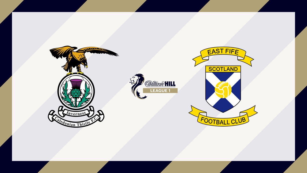 Inverness Caledonian Thistle vs East Fife poster Inverness Caledonian Thistle vs East Fife poster