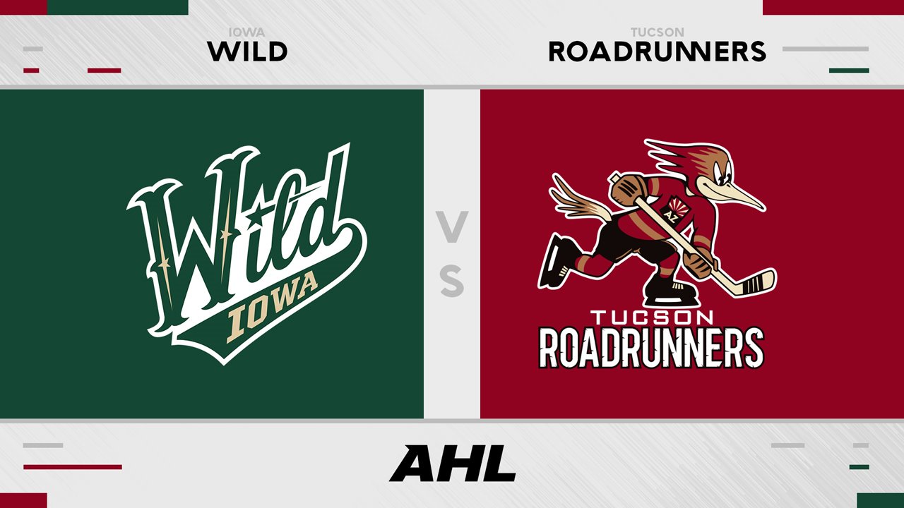 Iowa Wild vs Tucson Roadrunners poster