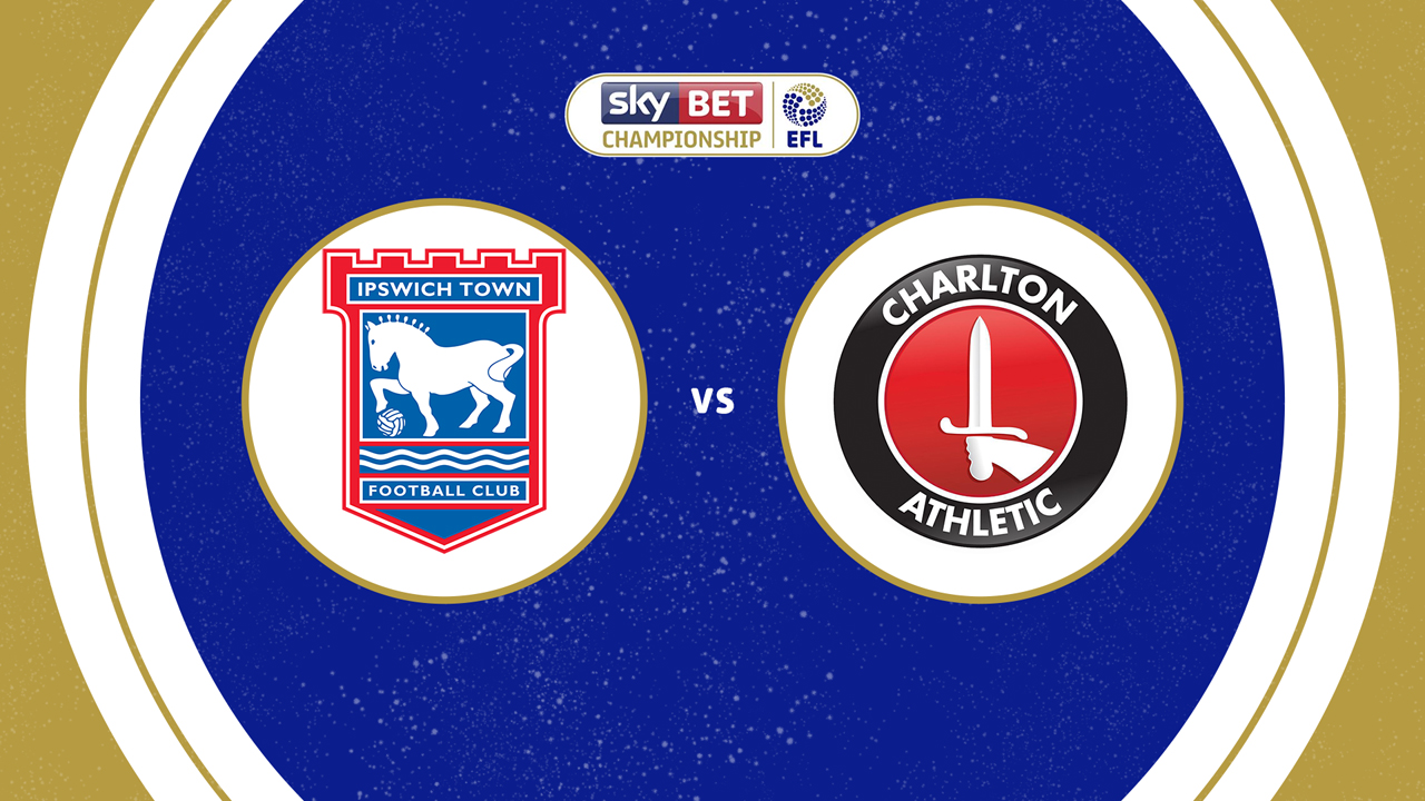 Ipswich Town vs Charlton Athletic poster