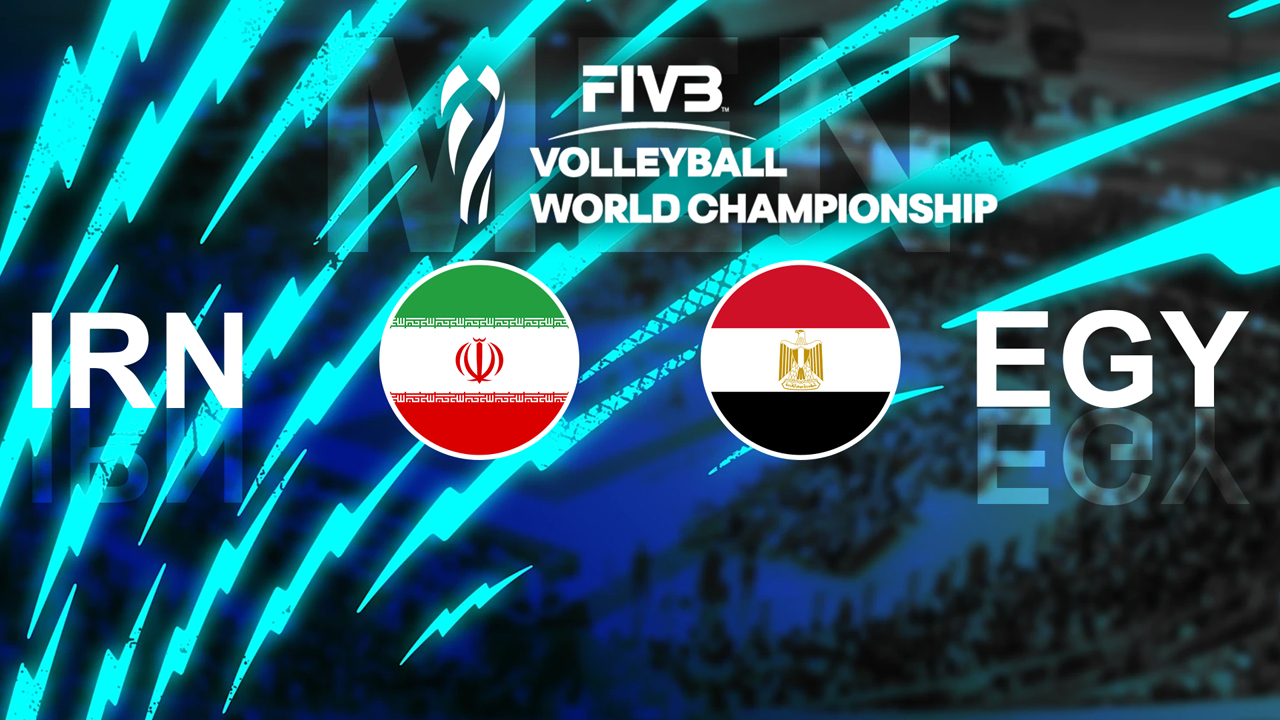 Iran Volleyball vs Egypt Volleyball poster
