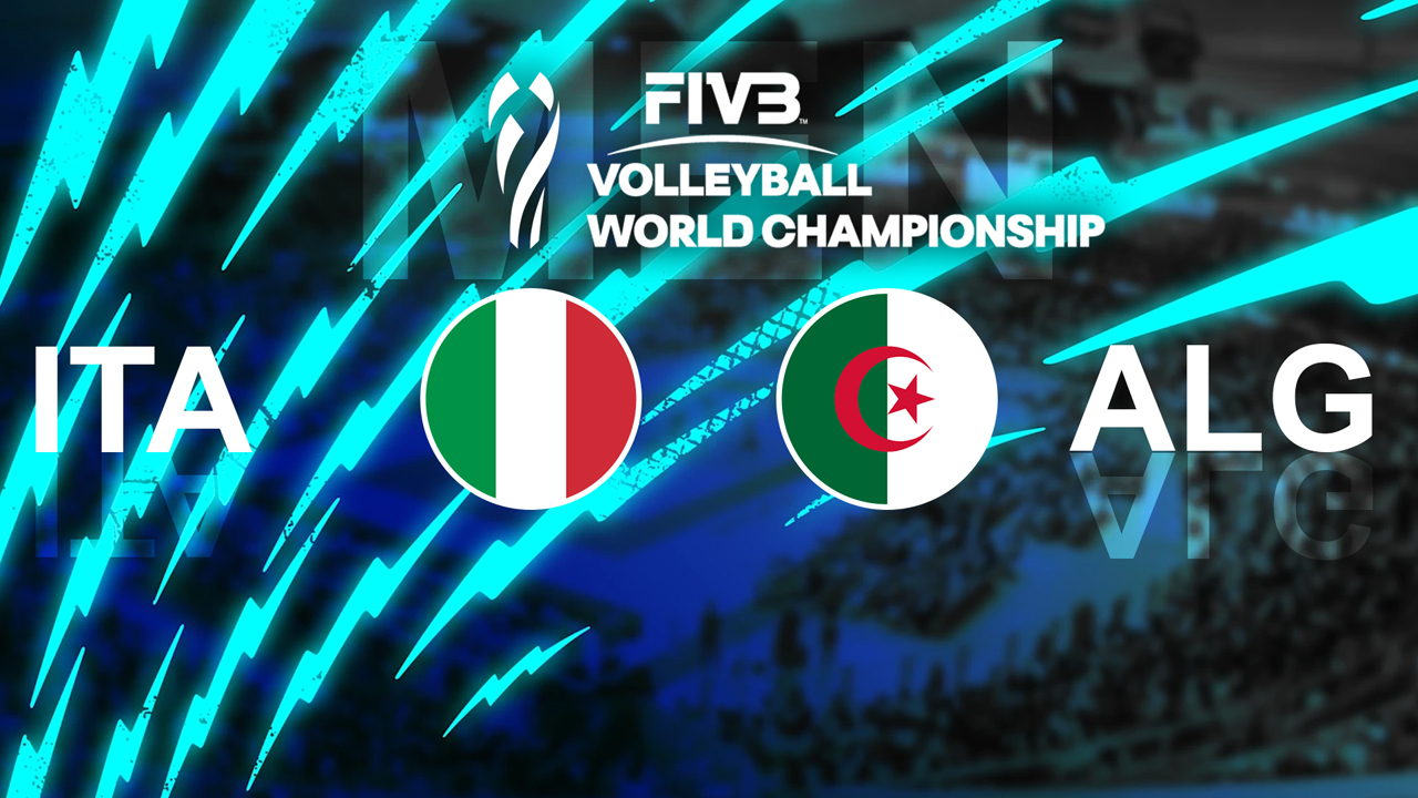 Italy Volleyball vs Algeria Volleyball poster