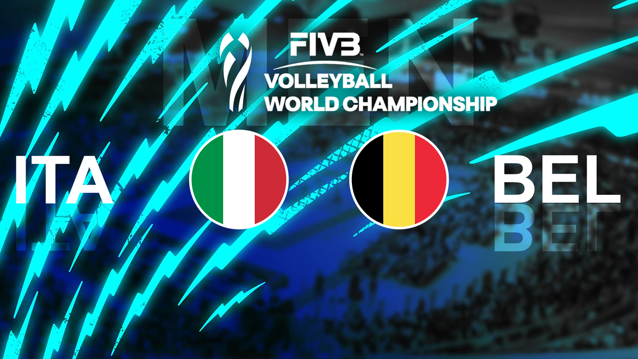 Italy Volleyball vs Belgium Volleyball poster