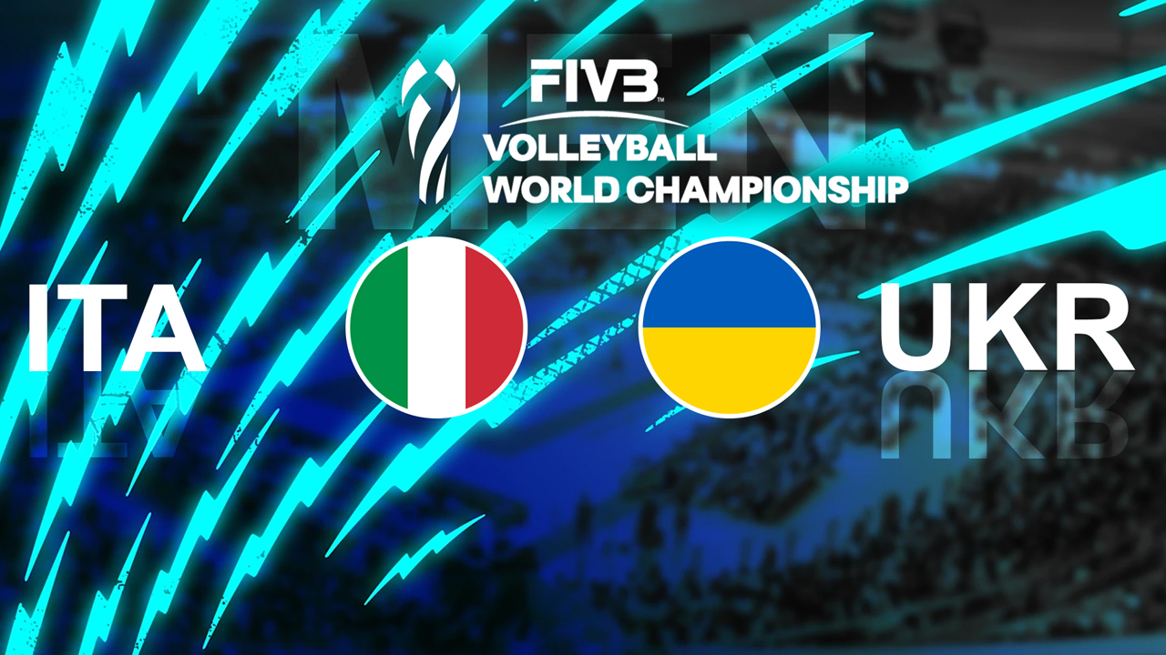 Italy Volleyball vs Ukraine Volleyball poster