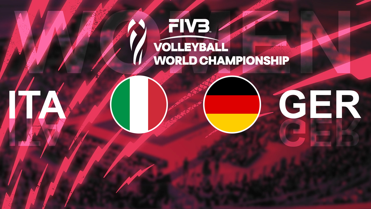 Italy Volleyball Women vs Germany Volleyball Women poster