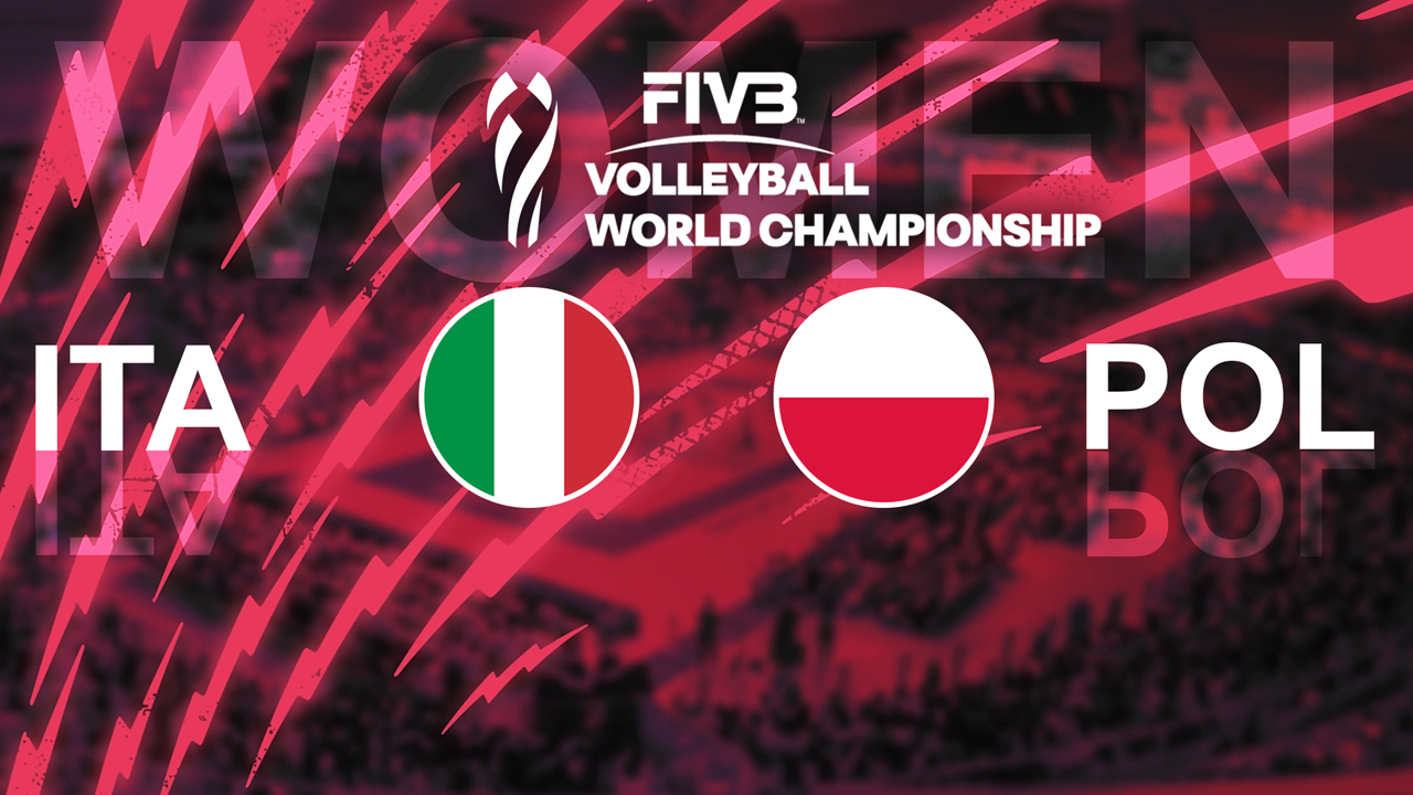 Italy Volleyball Women vs Poland Volleyball Women poster