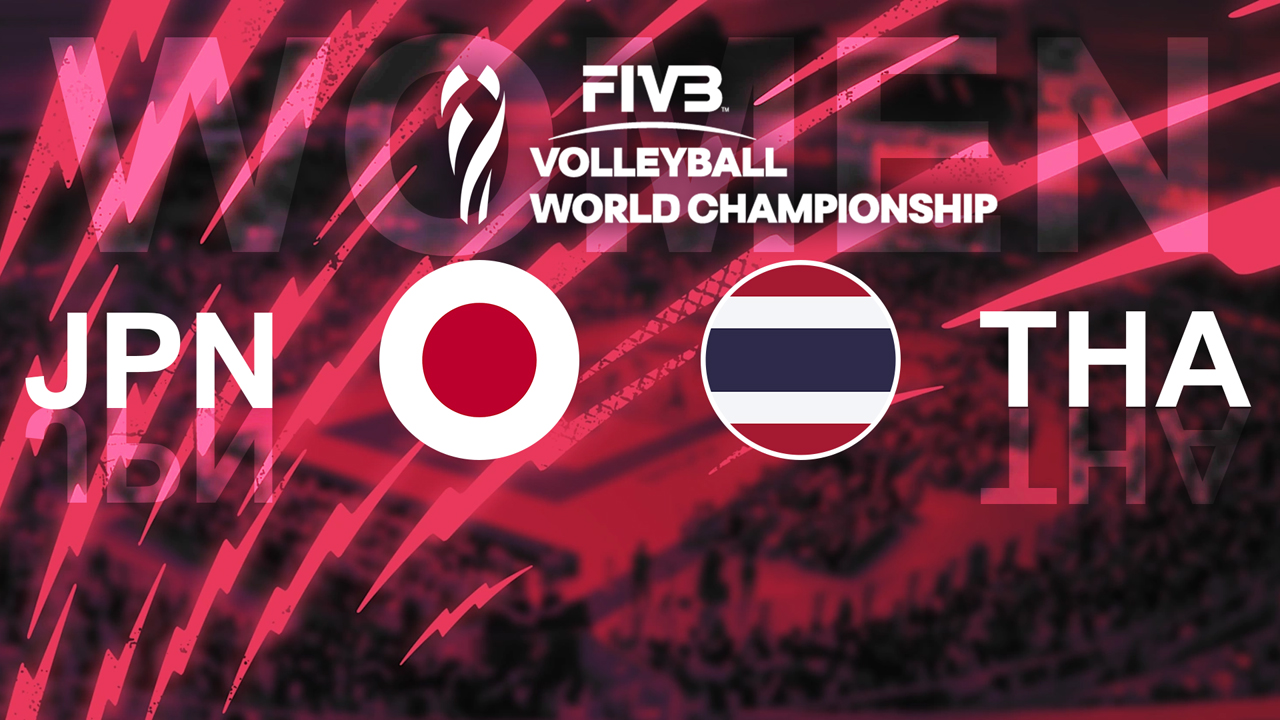 Japan Volleyball Women vs Thailand Volleyball Women poster