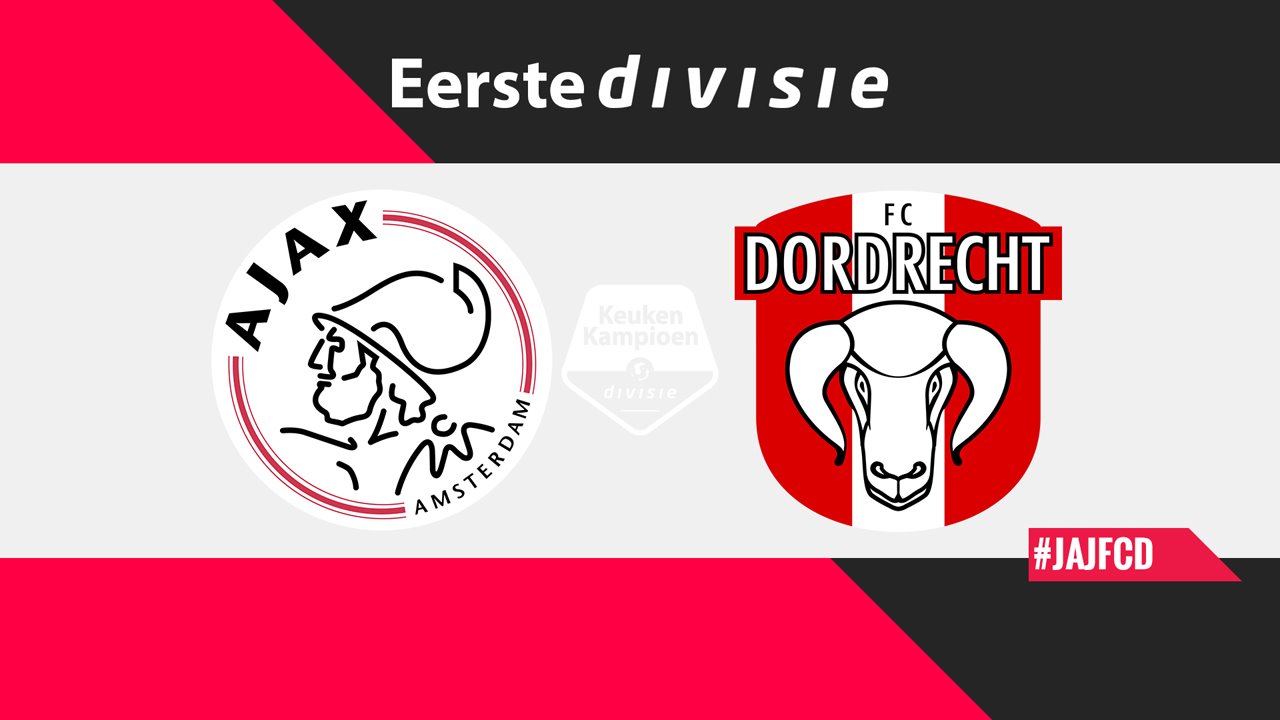 Jong Ajax vs FC Dordrecht poster