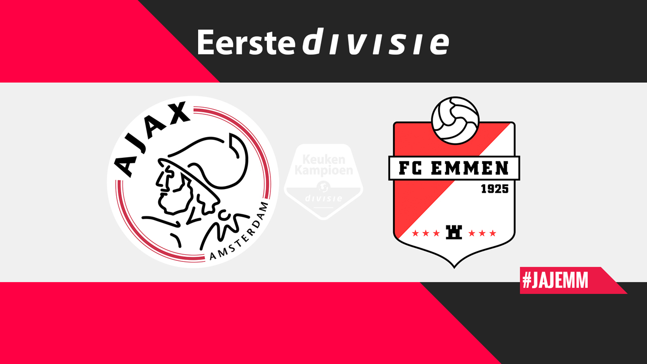 Jong Ajax vs FC Emmen poster