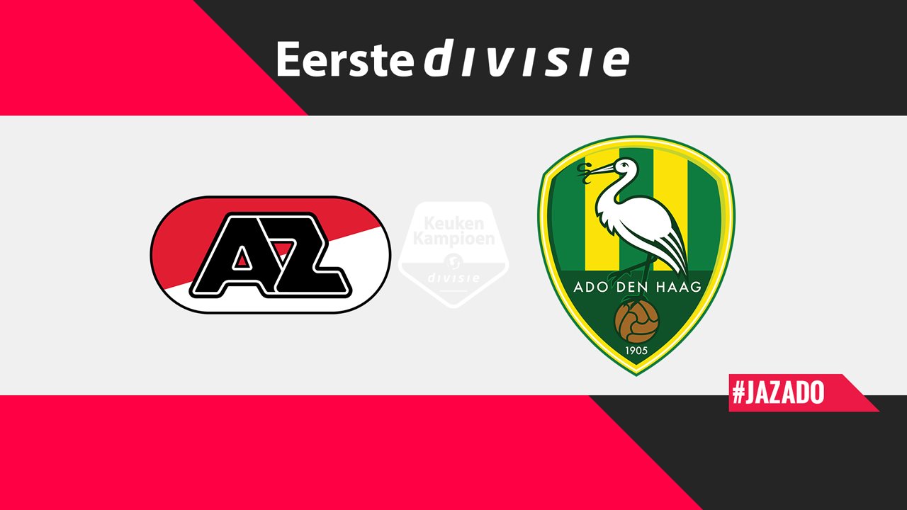 Jong AZ vs ADO Den Haag poster Jong AZ vs ADO Den Haag poster
