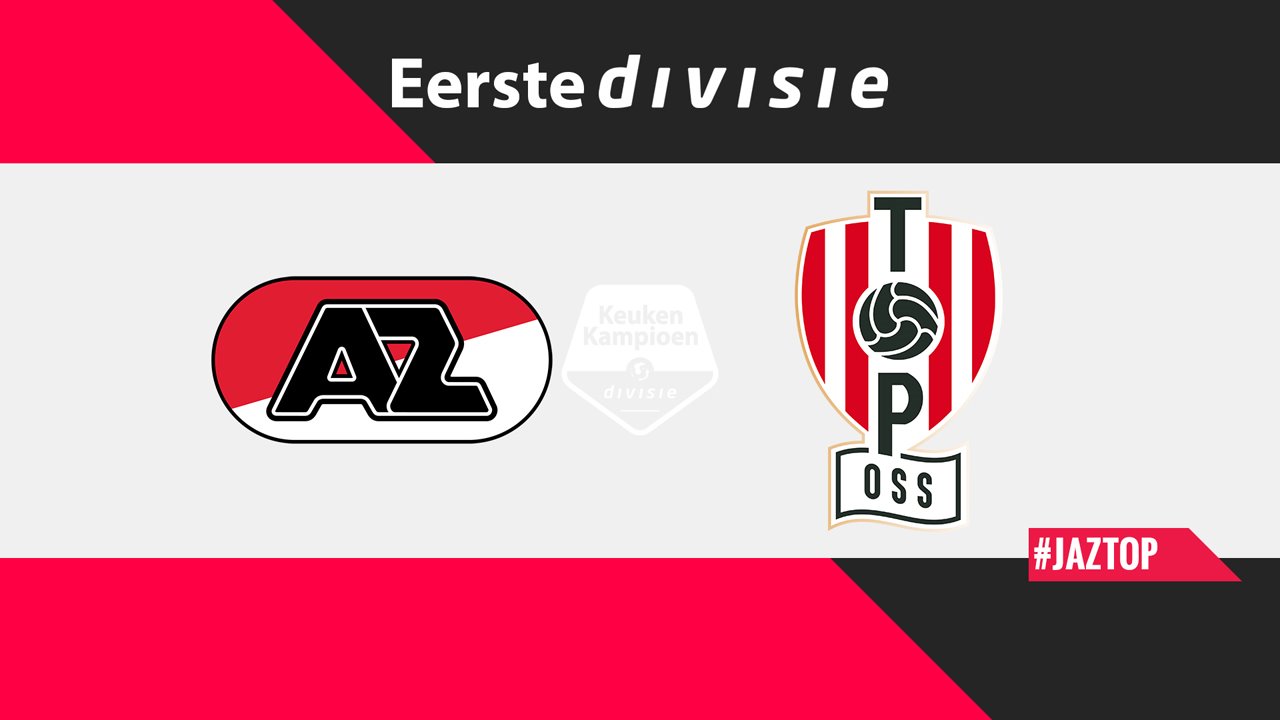 Jong AZ vs TOP Oss poster Jong AZ vs TOP Oss poster