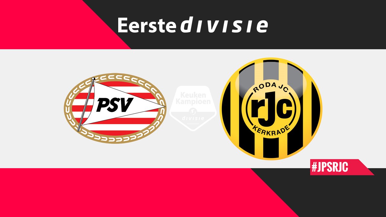 Jong PSV vs Roda JC poster
