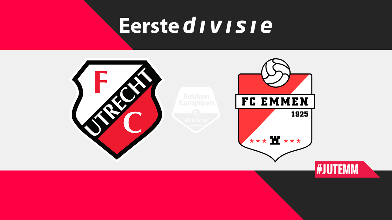 Jong Utrecht vs FC Emmen poster