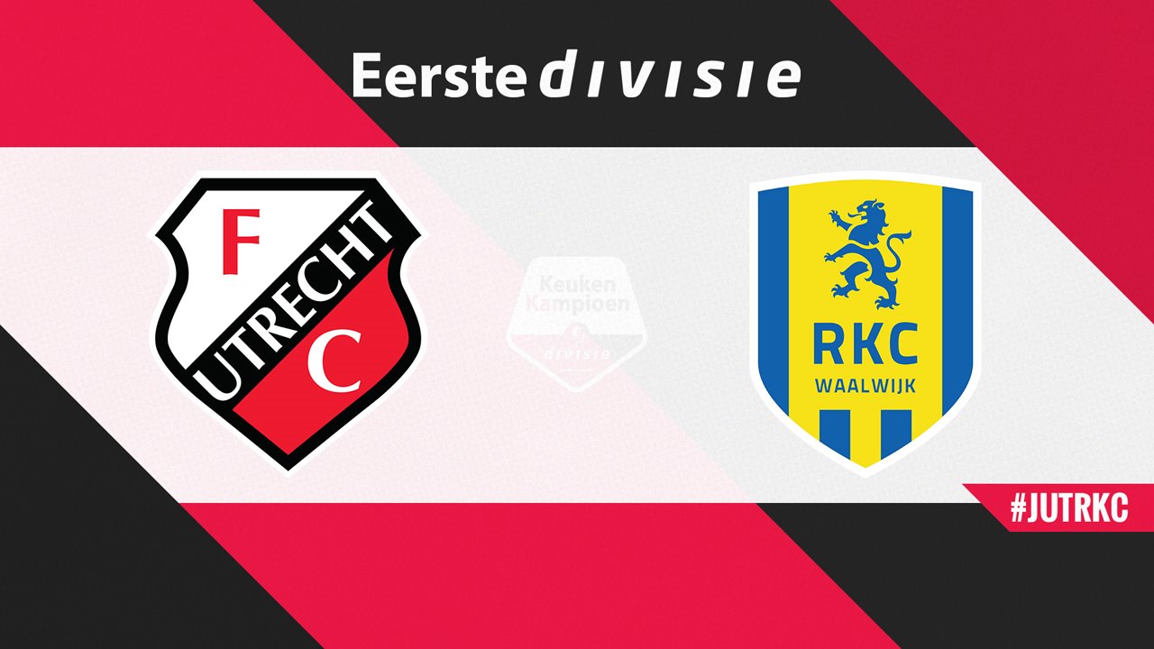 Jong Utrecht vs RKC Waalwijk poster