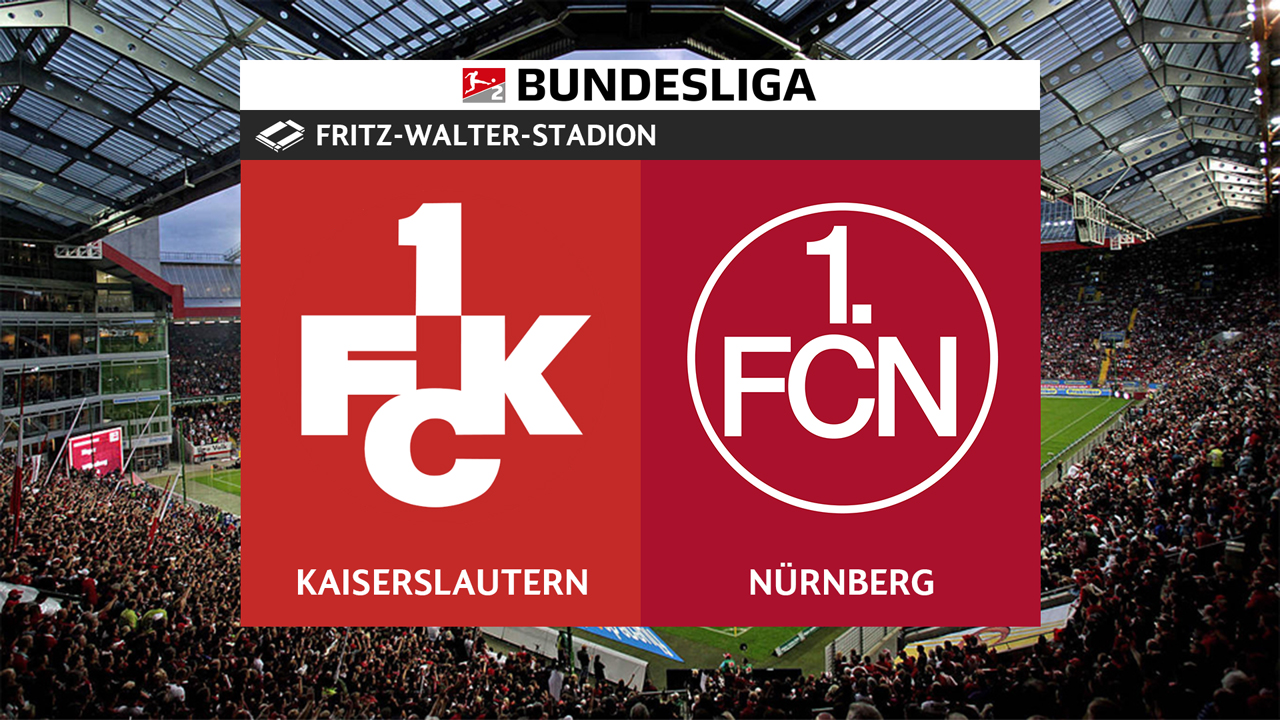 Kaiserslautern vs FC Nürnberg poster