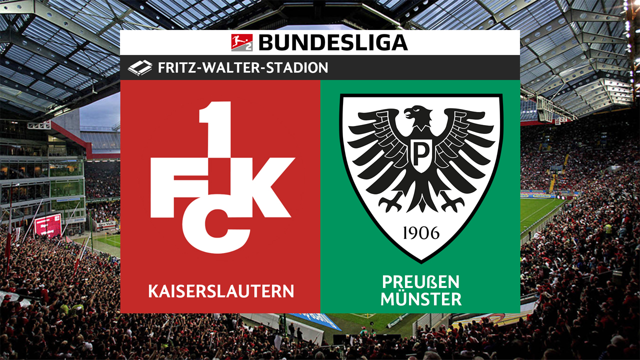 Kaiserslautern vs Preußen Münster poster