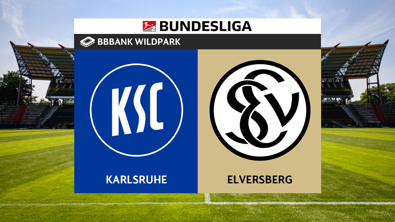 Karlsruhe vs Elversberg poster Karlsruhe vs Elversberg poster