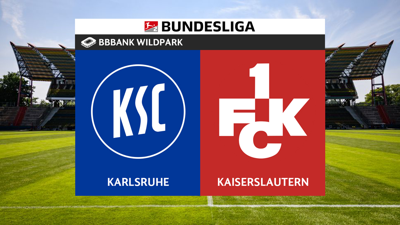 Karlsruhe vs Kaiserslautern poster