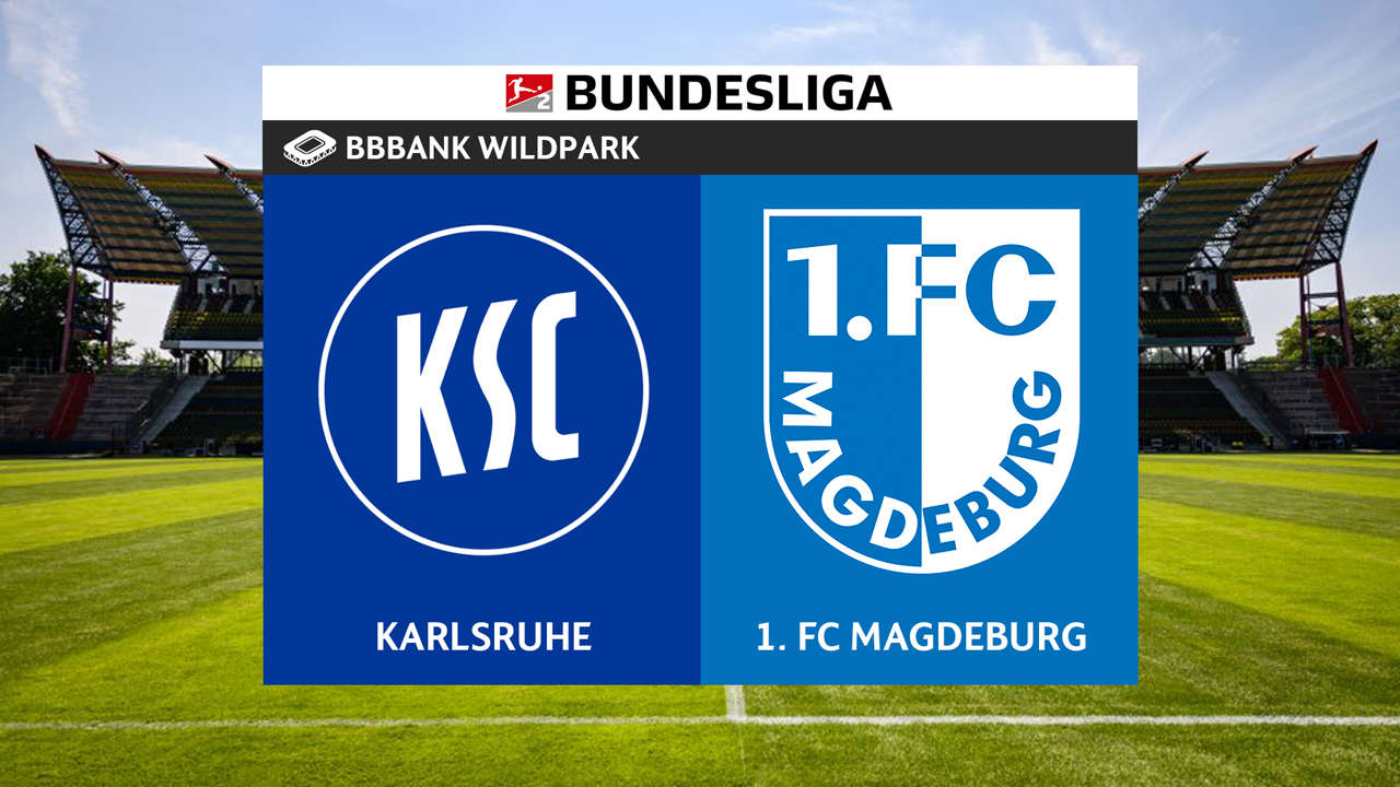 Karlsruhe vs Magdeburg poster Karlsruhe vs Magdeburg poster