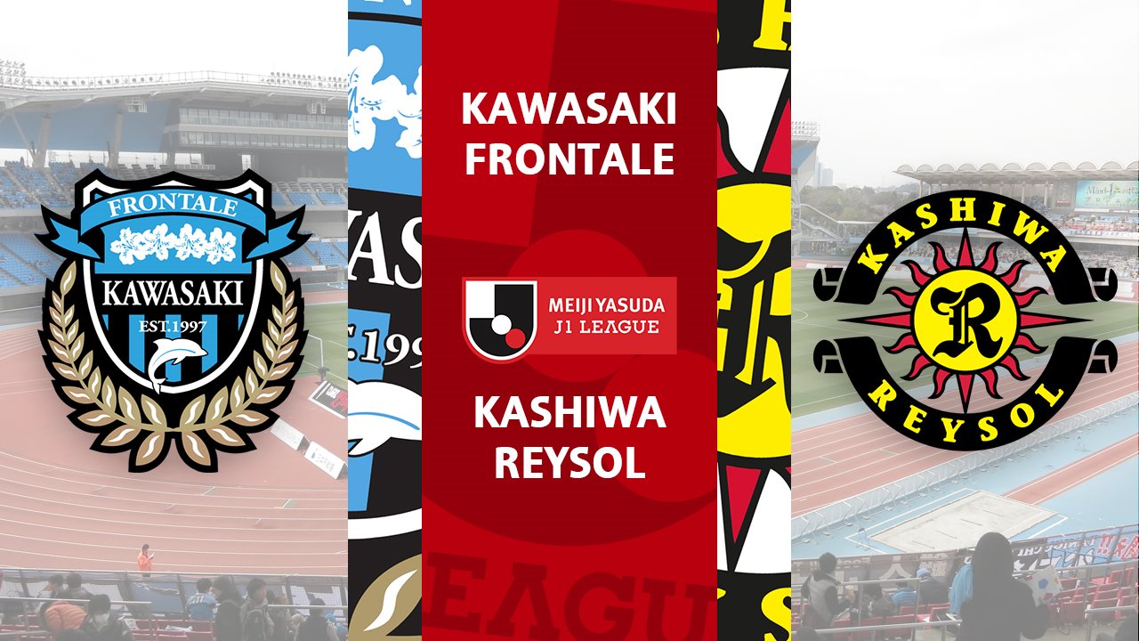 Kawasaki Frontale vs Kashiwa Reysol poster Kawasaki Frontale vs Kashiwa Reysol poster