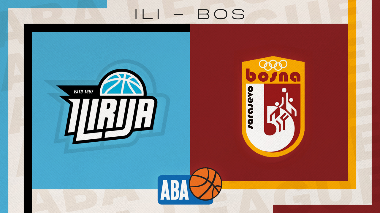 KD Ilirija vs KK Bosna Royal poster KD Ilirija vs KK Bosna Royal poster