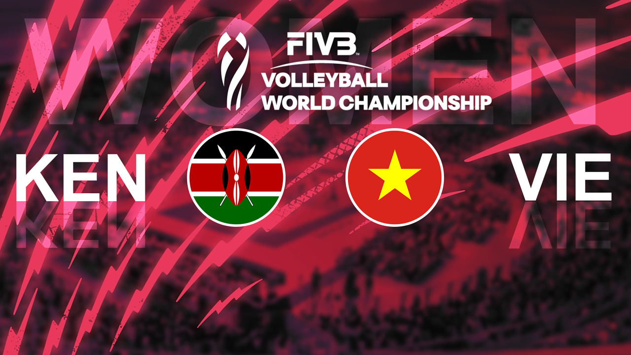 Kenya Volleyball Women vs Vietnam Volleyball Women poster