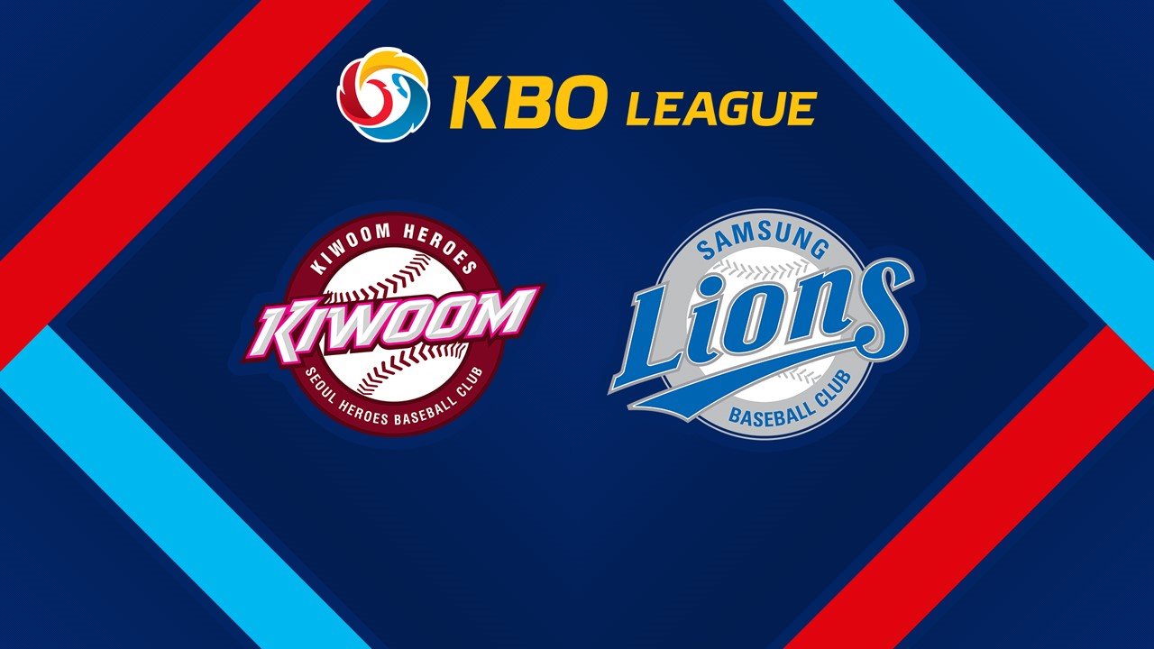 Kiwoom Heroes vs Samsung Lions poster Kiwoom Heroes vs Samsung Lions poster