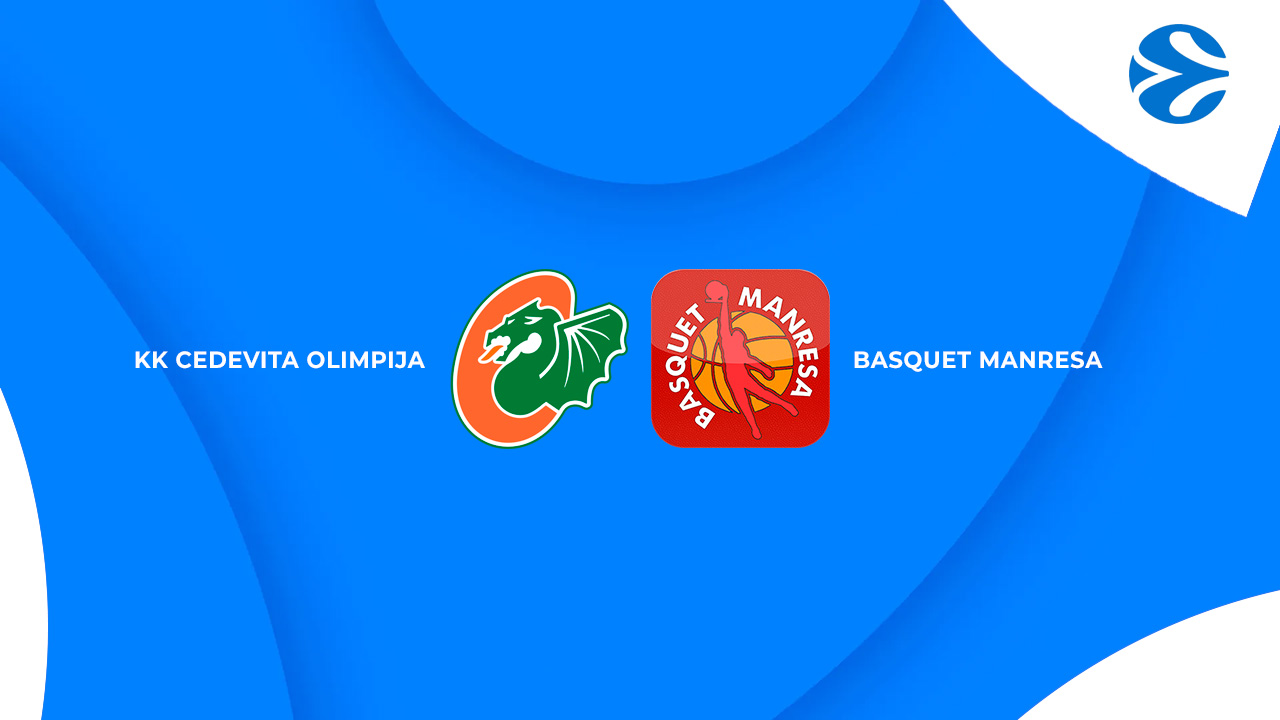 KK Cedevita Olimpija vs Basquet Manresa poster KK Cedevita Olimpija vs Basquet Manresa poster