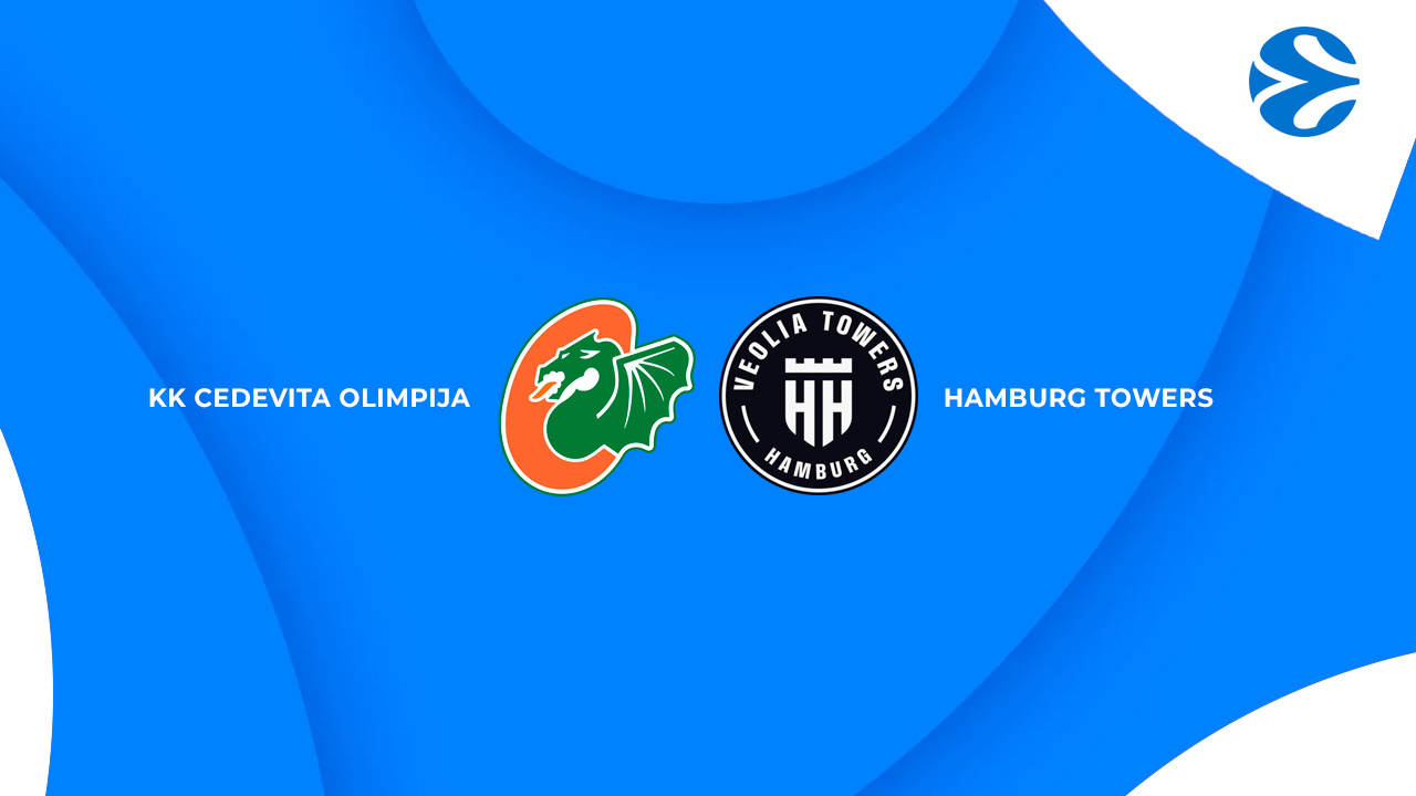 KK Cedevita Olimpija vs Hamburg Towers poster KK Cedevita Olimpija vs Hamburg Towers poster