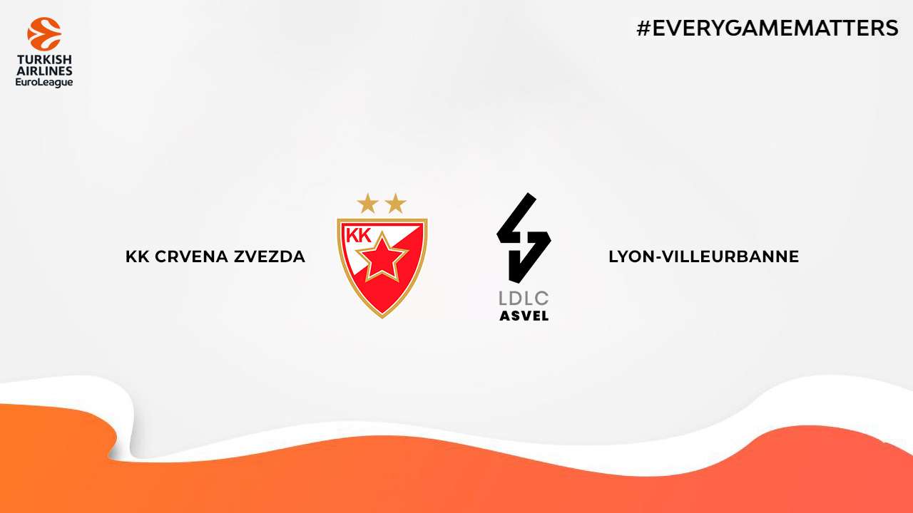 KK Crvena zvezda vs Lyon-Villeurbanne poster