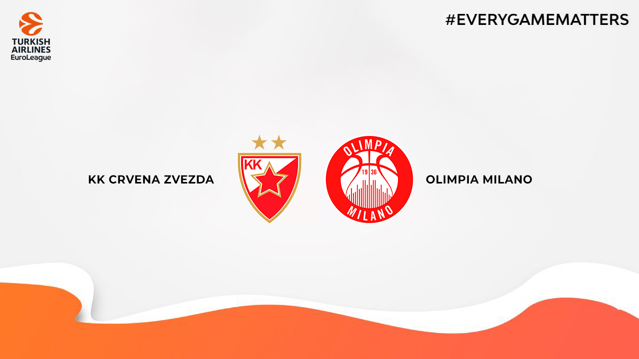 KK Crvena zvezda vs Olimpia Milano
